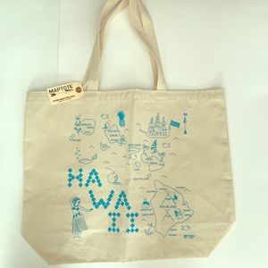 NWT Maptote Hawaii Large Beach Tote Map Bag